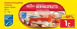 Netto Marken-Discount Hawesta heringsfilets in creme Angebot