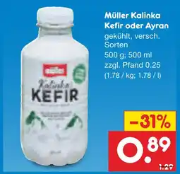 Netto Marken-Discount Müller kalinka kefir oder ayran Angebot