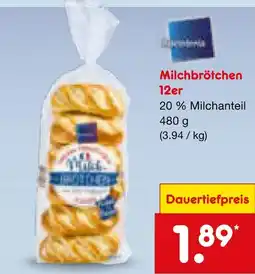Netto Marken-Discount Milchbrötchen Angebot