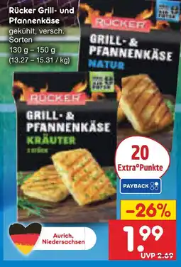Netto Marken-Discount Rücker grill- & pfannenkäse Angebot