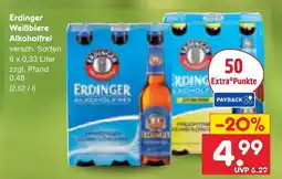 Netto Marken-Discount Erdinger weißbiere alkoholfrei Angebot