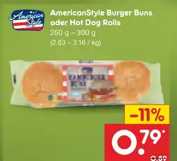Netto Marken-Discount Americanstyle burger buns Angebot