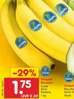 Netto Marken-Discount Chiquita bananen Angebot