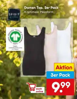 Netto Marken-Discount Spirit damen top Angebot