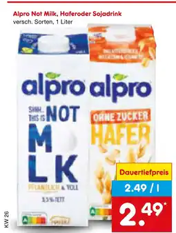 Netto Marken-Discount Alpro not milk Angebot