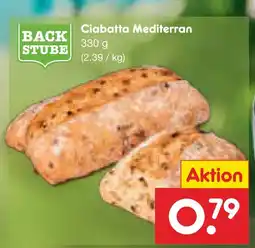 Netto Marken-Discount Back stube ciabatta mediterran Angebot