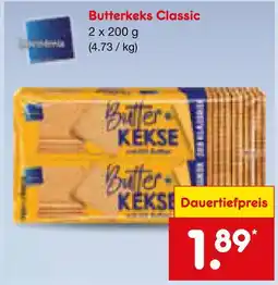 Netto Marken-Discount Biscoteria butterkeks classic Angebot
