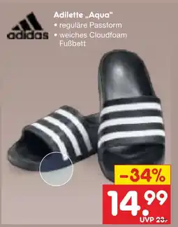 Netto Marken-Discount Adidas adilette „aqua“ Angebot