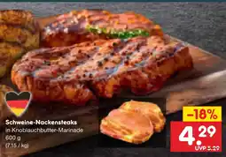 Netto Marken-Discount Schweine-nackensteaks Angebot