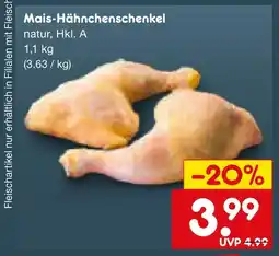 Netto Marken-Discount Mais-hähnchenschenkel Angebot