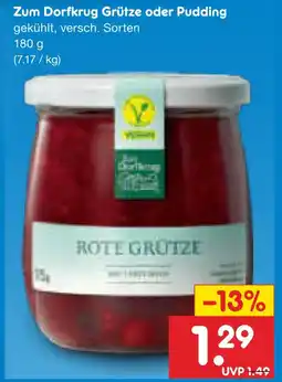Netto Marken-Discount Zum dorfkrug grütze oder pudding Angebot