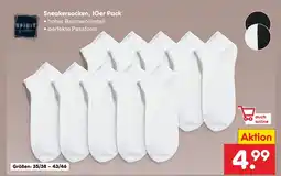 Netto Marken-Discount Spirit sneakersocken Angebot