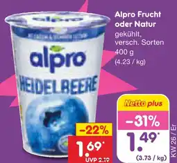 Netto Marken-Discount Alpro frucht oder natur Angebot