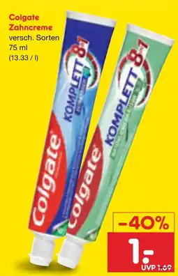 Netto Marken-Discount Colgate zahncreme Angebot