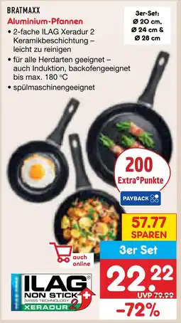 Netto Marken-Discount Bratmaxx aluminium-pfannen Angebot