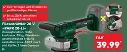 Kaufland PARKSIDE Fliesenrüttler 20 V PAFR 20-Li Angebot