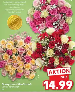 Kaufland Sprayrosen-Mix-Strauß Angebot