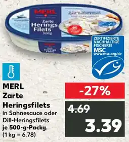 Kaufland MERL Zarte Heringsfilets Angebot