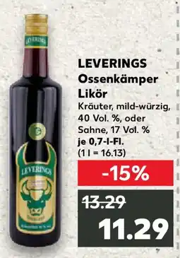 Kaufland Leverings ossenkämper likör Angebot