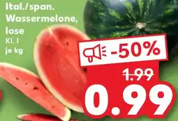 Kaufland Ital./span. Wassermelone Angebot
