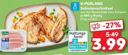 Kaufland K-PURLAND Schinkenschnitzel Angebot