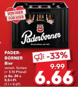 Kaufland Pader borner bier Angebot