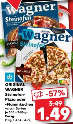 Kaufland Original wagner steinofen pizza oder flammkuchen Angebot