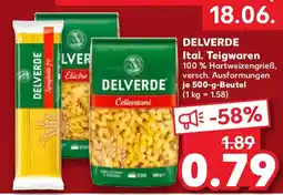 Kaufland Delverde ital. teigwaren Angebot