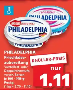 Kaufland PHILADELPHIA Frischkäsezubereitung Angebot