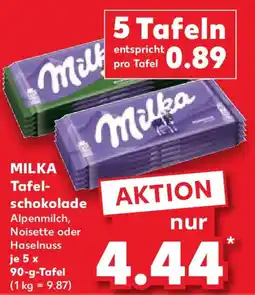 Kaufland MILKA Tafelschokolade Angebot