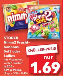 Kaufland STORCK Nimm2 Fruchtbonbons, Soft oder Lollies Angebot