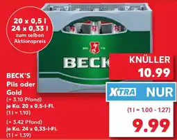 Kaufland BECK'S Pils oder Gold Angebot