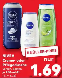 Kaufland NIVEA Creme oder Pflegedusche Angebot