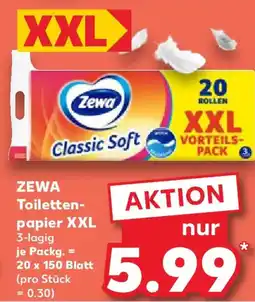 Kaufland ZEWA Toilettenpapier XXL Angebot