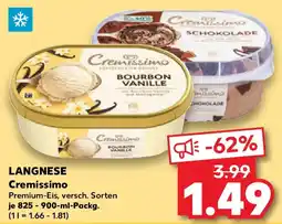 Kaufland Langnese cremissimo Angebot