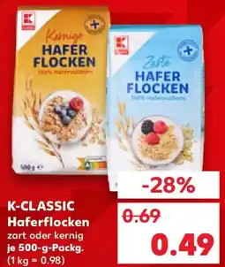 Kaufland K-CLASSIC Haferflocken Angebot