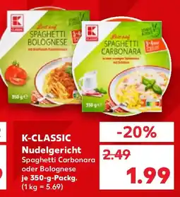 Kaufland K-CLASSIC Nudelgericht Angebot