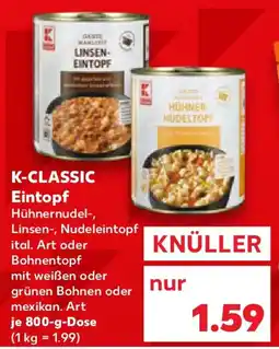 Kaufland K-CLASSIC Eintopf Angebot