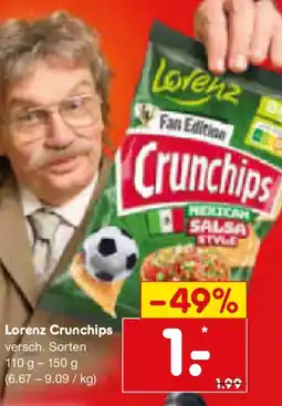 Netto Marken-Discount Lorenz Fan Edition Crunchips Angebot