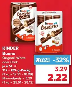 Kaufland KINDER Bueno Angebot