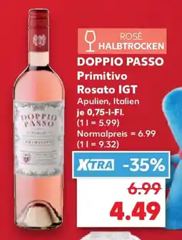 Kaufland DOPPIO PASSO Primitivo Rosato IGT Angebot