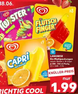 Kaufland Langnese eis-multipackungen Angebot