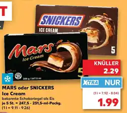 Kaufland Mars oder snickers ice cream Angebot