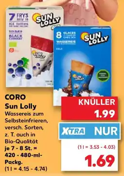 Kaufland Coro sun lolly Angebot