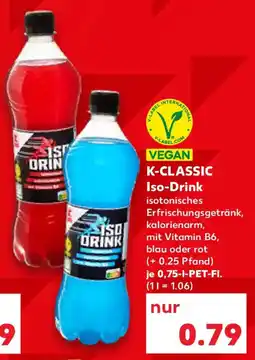 Kaufland K-CLASSIC Iso-Drink Angebot