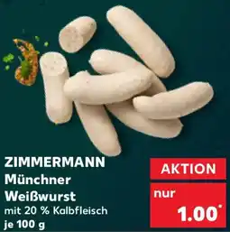 Kaufland Zimmermann münchner weißwurst Angebot