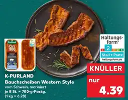Kaufland K-purland bauchscheiben western style Angebot