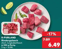 Kaufland K-purland rindergulasch Angebot