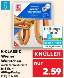 Kaufland K-classic wiener würstchen Angebot
