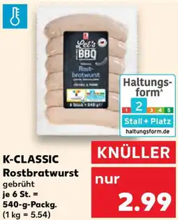 Kaufland K-classic rostbratwurst Angebot